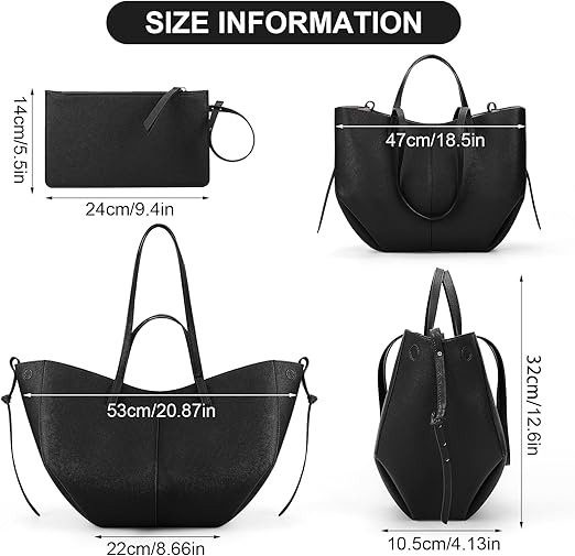 Mercer Tote Bag - Ebony Black